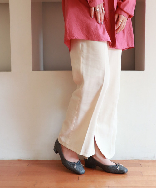 Bridget Birkin（ブリジットバーキン）の「【Bridget Birkin】ラフィアリボンパンプス(521055)（パンプス・レディース・カーキ/ベージュ/ピンク/マルチ/グレー・24/23/22.5/23.5/24.5）」の10枚目の写真