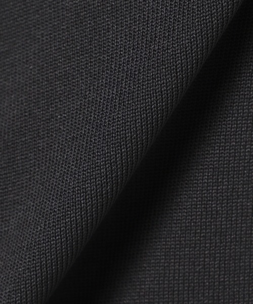 SLOBE IENA（スローブイエナ）の「スタジアムニットブルゾン◆（スタジャン・レディース・ネイビー/ブラック・FREE）」の21枚目の写真