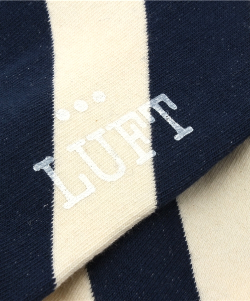 Anoutcommune（アナウトコミューン）の「【LUFT】 Slant border sox ［SHORT］（ソックス/靴下・メンズ・チャコールグレー/グリーン/ネイビー/レッド・FREE）」の7枚目の写真
