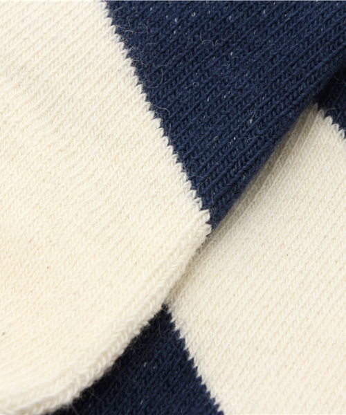 Anoutcommune（アナウトコミューン）の「【LUFT】 Slant border sox ［SHORT］（ソックス/靴下・メンズ・チャコールグレー/グリーン/ネイビー/レッド・FREE）」の8枚目の写真