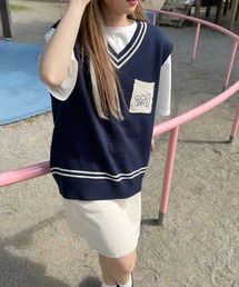 PairPair | チルデンニットベスト(ユニセックス)(ベスト)