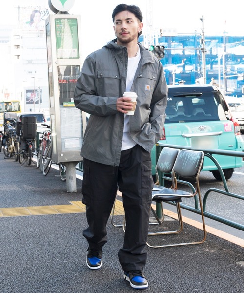 Carhartt(カーハート)の「Carhartt レインディフェンダージャケット(ナイロンジャケット・メンズ・その他1/グレー系その他/ブラック・MEDIUM/X-LARGE/SMALL/LARGE)」の7枚目の写真