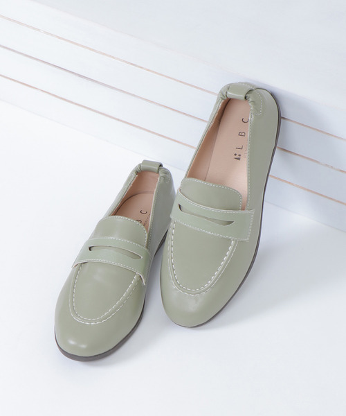 LBC（エルビーシー）の「ギャザーコインローファー（ローファー・レディース・ブラック/ミント/ライトブラウン・L/M）」の3枚目の写真