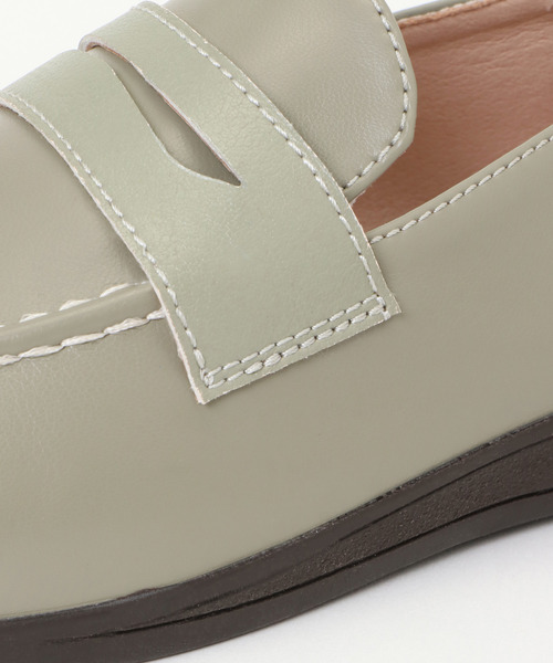 LBC（エルビーシー）の「ギャザーコインローファー（ローファー・レディース・ブラック/ミント/ライトブラウン・L/M）」の11枚目の写真