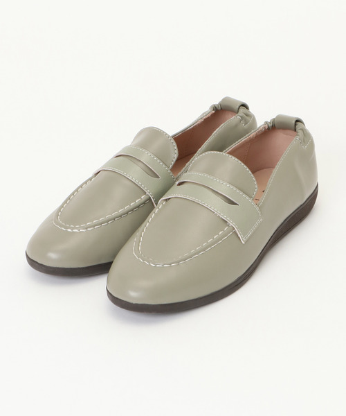 LBC（エルビーシー）の「ギャザーコインローファー（ローファー・レディース・ブラック/ミント/ライトブラウン・L/M）」の6枚目の写真