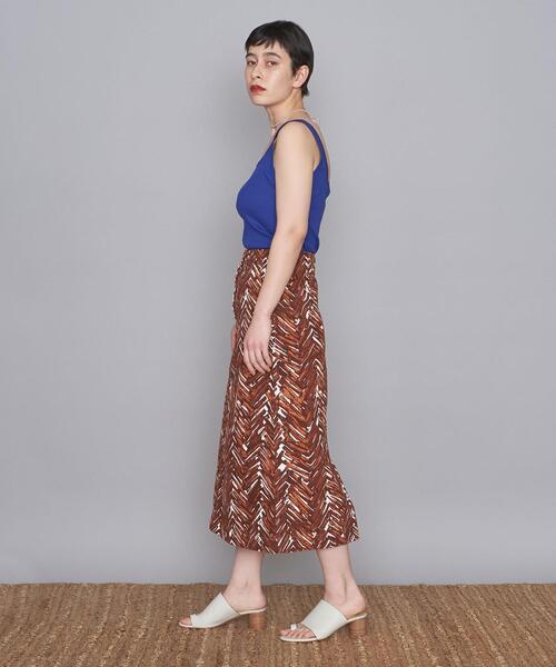 AEWEN MATOPH（イウエン マトフ）の「＜AEWEN MATOPH（イウエン マトフ）＞C/SILK テレコ タンクトップ（タンクトップ・レディース・ベージュ/ブラック/コバルトブルー・FREE）」の5枚目の写真