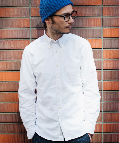 green label relaxing（グリーンレーベルリラクシング）の「◎40//OX GIZA BD-N シャツ◆（シャツ/ブラウス・メンズ・ライトグレー/ライトピンク/コバルトブルー/ホワイト/イエロー・SMALL/MEDIUM/X-LARGE/LARGE/X-SMALL）」の2枚目の写真