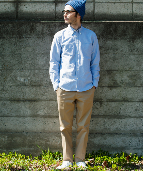 green label relaxing（グリーンレーベルリラクシング）の「◎40//OX GIZA BD-N シャツ◆（シャツ/ブラウス・メンズ・ライトグレー/ライトピンク/コバルトブルー/ホワイト/イエロー・SMALL/MEDIUM/X-LARGE/LARGE/X-SMALL）」の11枚目の写真