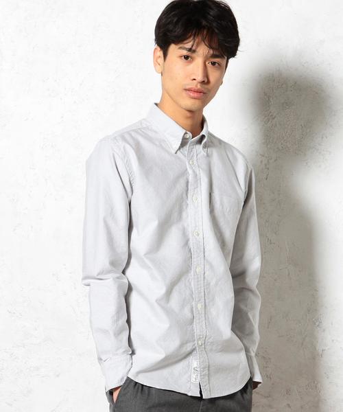 green label relaxing（グリーンレーベルリラクシング）の「◎40//OX GIZA BD-N シャツ◆（シャツ/ブラウス・メンズ・ライトグレー/ライトピンク/コバルトブルー/ホワイト/イエロー・SMALL/MEDIUM/X-LARGE/LARGE/X-SMALL）」の3枚目の写真