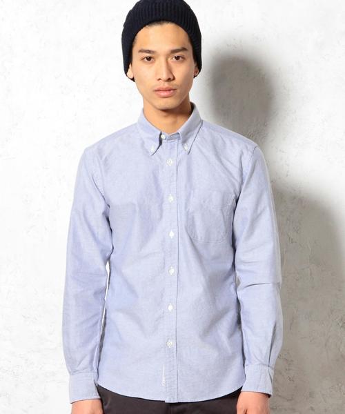 green label relaxing（グリーンレーベルリラクシング）の「◎40//OX GIZA BD-N シャツ◆（シャツ/ブラウス・メンズ・ライトグレー/ライトピンク/コバルトブルー/ホワイト/イエロー・SMALL/MEDIUM/X-LARGE/LARGE/X-SMALL）」の14枚目の写真