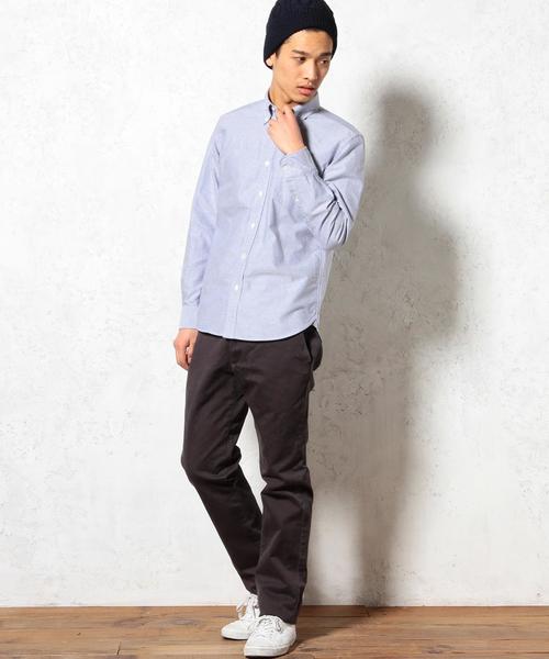 green label relaxing（グリーンレーベルリラクシング）の「◎40//OX GIZA BD-N シャツ◆（シャツ/ブラウス・メンズ・ライトグレー/ライトピンク/コバルトブルー/ホワイト/イエロー・SMALL/MEDIUM/X-LARGE/LARGE/X-SMALL）」の16枚目の写真