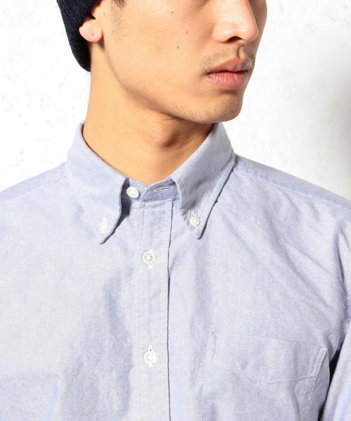 green label relaxing（グリーンレーベルリラクシング）の「◎40//OX GIZA BD-N シャツ◆（シャツ/ブラウス・メンズ・ライトグレー/ライトピンク/コバルトブルー/ホワイト/イエロー・SMALL/MEDIUM/X-LARGE/LARGE/X-SMALL）」の17枚目の写真