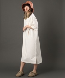 AVIREX | FADE WASH TAPE LOGO ONEPIECE/ フェイドウォッシュ ロゴワンピース(ワンピース)