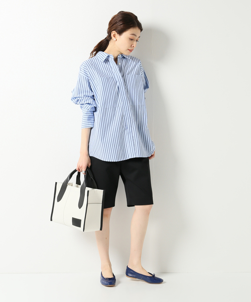 IENA(イエナ)の「ポンチショートパンツ(その他パンツ・レディース・ブラック/キャメル・34/36/38/40)」の3枚目の写真