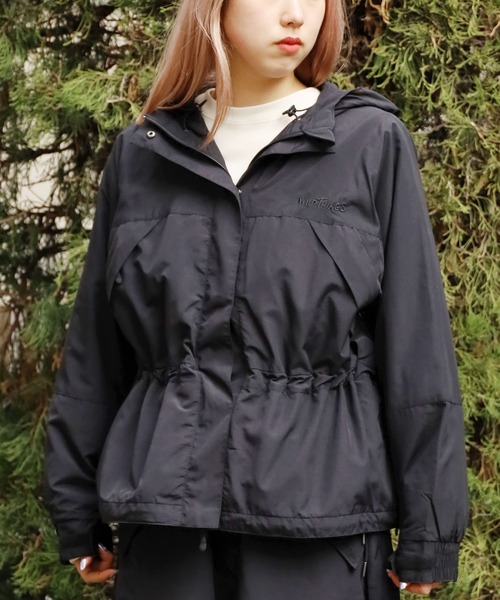 WILD THINGS(ワイルドシングス)の「WILDTHINGS / ワイルドシングス WS CHAMONIX JACKET UPF40+ マウンテンパーカー ラグランスリーブ(マウンテンパーカー・レディース・ブラック/ベージュ・S/M)」の5枚目の写真
