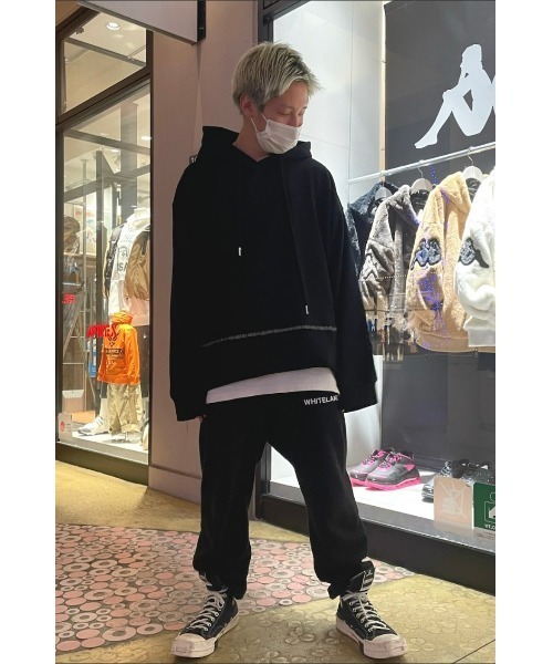 WHITELAND（ホワイトランド）の「WHITELAND/ホワイトランド/スウェットパンツ（スウェットパンツ・メンズ・ブラック/グレー/カーキ・MEDIUM/LARGE）」の2枚目の写真