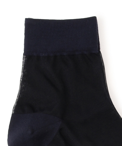Ray BEAMS（レイビームス）の「Ray BEAMS / シースルーソリッド（ソックス/靴下・レディース・ピンク/ブルー/ネイビー/ホワイト・ONE SIZE）」の20枚目の写真