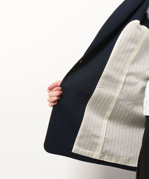 Mina様　アルアバイル ダブルオックスミドルジレ テーラード ベスト ネイビー アルアバイル ダブルオックスミドルジレ テーラード ベスト ネイビー