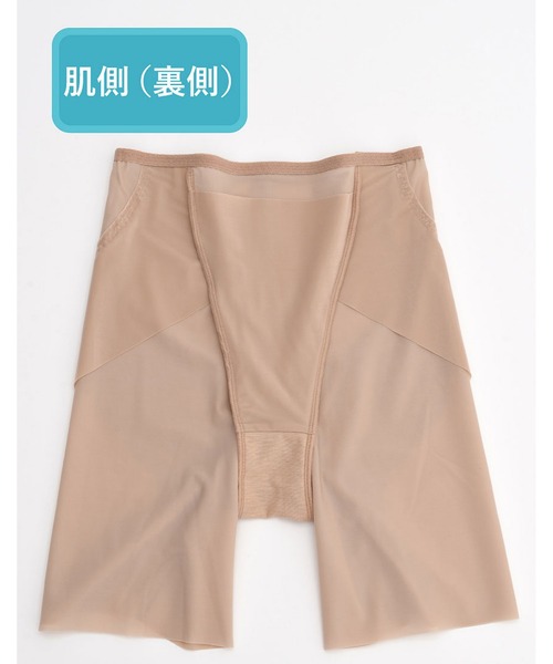WING(ウイング)の「「マッチミーガードル」(ショーツ・レディース・ベージュ/ネイビー/ピンク/マスタード/サックスブルー/ブラック/グレイッシュブルー/ライトピンク/バイオレット/ブラウン/サーモンピンク/エンジ/エメラルド/ピンク系その他/ピンクベージュ/ターコイズブルー/グレー/ライトベージュ・LL/3L/S/M/L)」の21枚目の写真