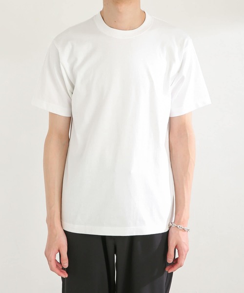 HANES(ヘインズ)の「『WEB限定』Hanes BEEFY T-SHIRTS 2P(Tシャツ/カットソー・メンズ・ブラック/ホワイト・X-LARGE/MEDIUM/LARGE)」の9枚目の写真