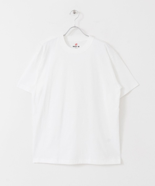 HANES(ヘインズ)の「『WEB限定』Hanes BEEFY T-SHIRTS 2P(Tシャツ/カットソー・メンズ・ブラック/ホワイト・X-LARGE/MEDIUM/LARGE)」の4枚目の写真