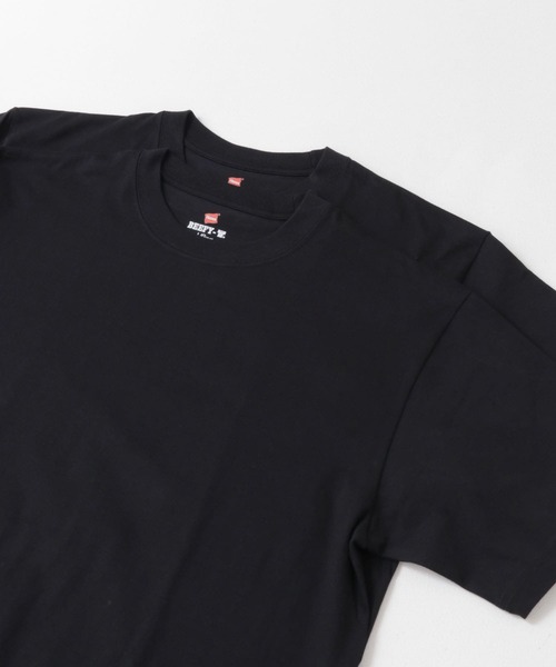 HANES(ヘインズ)の「『WEB限定』Hanes BEEFY T-SHIRTS 2P(Tシャツ/カットソー・メンズ・ブラック/ホワイト・X-LARGE/MEDIUM/LARGE)」の14枚目の写真