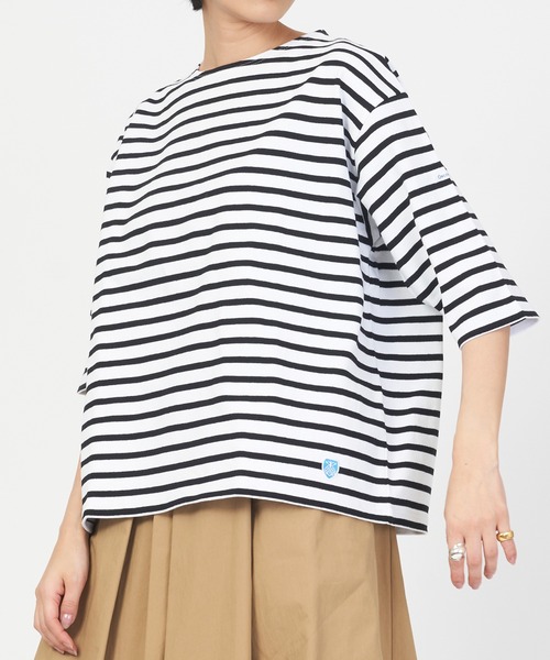 ORCIVAL(オーシバル)の「CREW NECK HALF SLEEVE P.O(Tシャツ/カットソー・レディース・ホワイト系その他/ベージュ系その他/ベージュ系その他2/ベージュ系その他3/アイボリー/ブラック/グレー/ホワイト/その他3/その他2/ベージュ系その他4/その他4/その他1/ホワイト系その他2/その他5/ホワイト系その他4/ホワイト系その他6/ホワイト系その他3/ホワイト系その他5・1)」の4枚目の写真