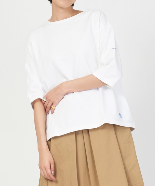 ORCIVAL(オーシバル)の「CREW NECK HALF SLEEVE P.O(Tシャツ/カットソー・レディース・ホワイト系その他/ベージュ系その他/ベージュ系その他2/ベージュ系その他3/アイボリー/ブラック/グレー/ホワイト/その他3/その他2/ベージュ系その他4/その他4/その他1/ホワイト系その他2/その他5/ホワイト系その他4/ホワイト系その他6/ホワイト系その他3/ホワイト系その他5・1)」の2枚目の写真