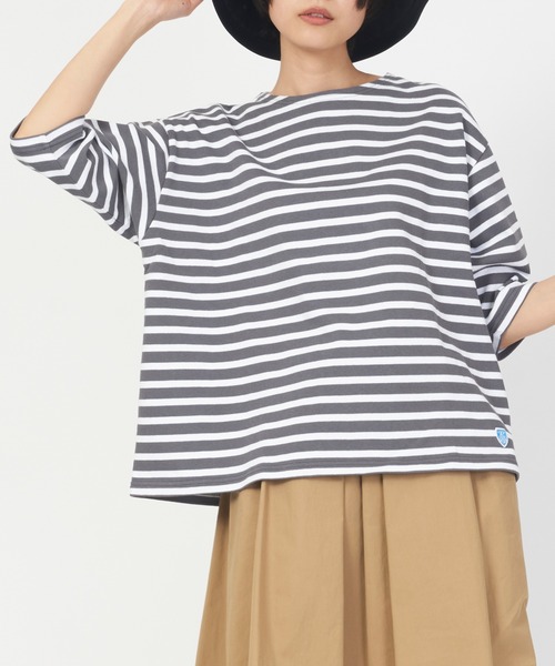 ORCIVAL(オーシバル)の「CREW NECK HALF SLEEVE P.O(Tシャツ/カットソー・レディース・ホワイト系その他/ベージュ系その他/ベージュ系その他2/ベージュ系その他3/アイボリー/ブラック/グレー/ホワイト/その他3/その他2/ベージュ系その他4/その他4/その他1/ホワイト系その他2/その他5/ホワイト系その他4/ホワイト系その他6/ホワイト系その他3/ホワイト系その他5・1)」の6枚目の写真