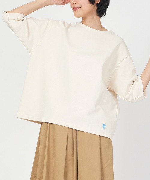 ORCIVAL(オーシバル)の「CREW NECK HALF SLEEVE P.O(Tシャツ/カットソー・レディース・ホワイト系その他/ベージュ系その他/ベージュ系その他2/ベージュ系その他3/アイボリー/ブラック/グレー/ホワイト/その他3/その他2/ベージュ系その他4/その他4/その他1/ホワイト系その他2/その他5/ホワイト系その他4/ホワイト系その他6/ホワイト系その他3/ホワイト系その他5・1)」の3枚目の写真