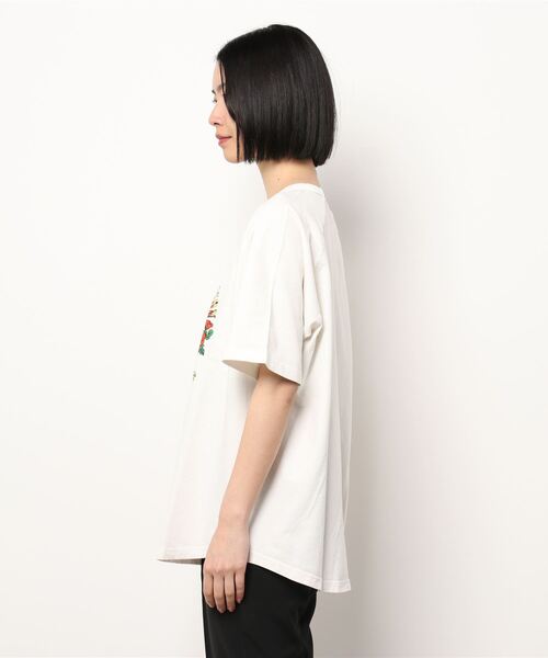 RODEO CROWNS WIDE BOWL（ロデオクラウンズワイドボウル）の「GS ROCK ラグラン トップス（Tシャツ/カットソー・レディース・ネイビー/ブラック/オフホワイト・FREE）」の4枚目の写真