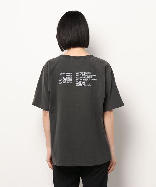 RODEO CROWNS WIDE BOWL（ロデオクラウンズワイドボウル）の「GS ROCK ラグラン トップス（Tシャツ/カットソー・レディース・ネイビー/ブラック/オフホワイト・FREE）」の6枚目の写真