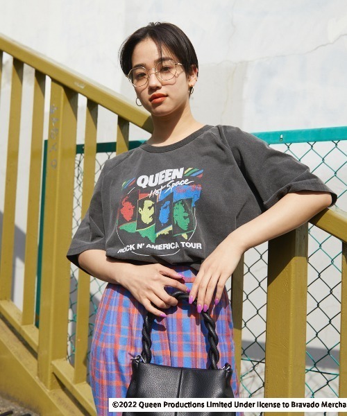 RODEO CROWNS WIDE BOWL（ロデオクラウンズワイドボウル）の「GS ROCK ラグラン トップス（Tシャツ/カットソー・レディース・ネイビー/ブラック/オフホワイト・FREE）」の3枚目の写真