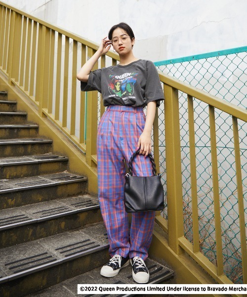 RODEO CROWNS WIDE BOWL（ロデオクラウンズワイドボウル）の「GS ROCK ラグラン トップス（Tシャツ/カットソー・レディース・ネイビー/ブラック/オフホワイト・FREE）」の8枚目の写真