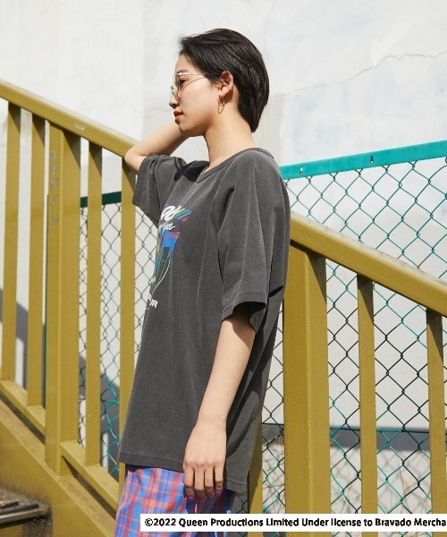 RODEO CROWNS WIDE BOWL（ロデオクラウンズワイドボウル）の「GS ROCK ラグラン トップス（Tシャツ/カットソー・レディース・ネイビー/ブラック/オフホワイト・FREE）」の9枚目の写真