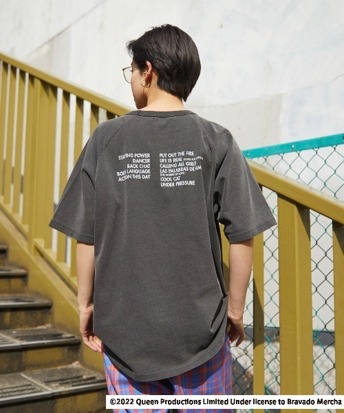 RODEO CROWNS WIDE BOWL（ロデオクラウンズワイドボウル）の「GS ROCK ラグラン トップス（Tシャツ/カットソー・レディース・ネイビー/ブラック/オフホワイト・FREE）」の10枚目の写真