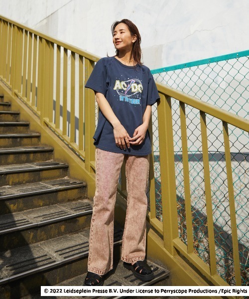 RODEO CROWNS WIDE BOWL（ロデオクラウンズワイドボウル）の「GS ROCK ラグラン トップス（Tシャツ/カットソー・レディース・ネイビー/ブラック/オフホワイト・FREE）」の13枚目の写真