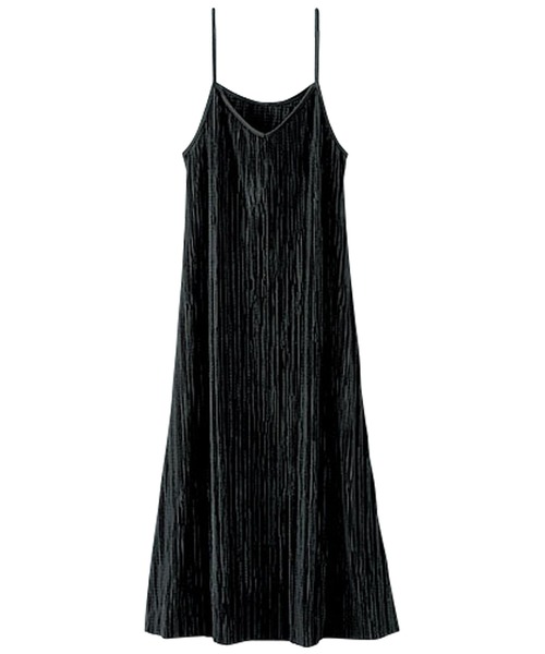 BELLUNA PLUS（ベルーナ）の「プリーツ使いワンピースアンサンブル（ワンピース・レディース・ブラック/カーキ/グレー系その他・MEDIUM/LARGE/X-LARGE）」の13枚目の写真