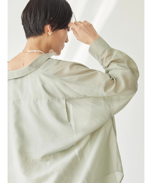 AMERICAN HOLIC（アメリカンホリック）の「SET ボイルシャツ+タンクセット（アンサンブル・レディース・モカ/チェック/アイボリー/カーキ・L/M）」の22枚目の写真