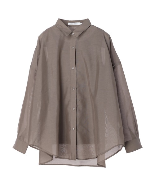 AMERICAN HOLIC（アメリカンホリック）の「SET ボイルシャツ+タンクセット（アンサンブル・レディース・モカ/チェック/アイボリー/カーキ・L/M）」の15枚目の写真