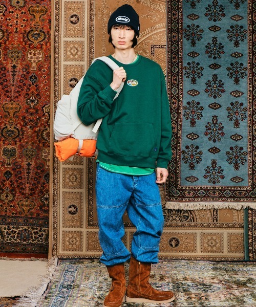 87mm（87mm）の「【87MM / Mmlg】CLUB KNITCAP / パルチムエムエム MMLG ワンポイントロゴ クラブ ニットキャップ（ニットキャップ/ビーニー・レディース・ブラック/アイボリー・FREE）」の9枚目の写真