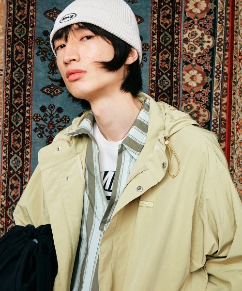 87mm（87mm）の「【87MM / Mmlg】CLUB KNITCAP / パルチムエムエム MMLG ワンポイントロゴ クラブ ニットキャップ（ニットキャップ/ビーニー・レディース・ブラック/アイボリー・FREE）」の11枚目の写真