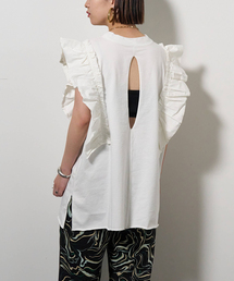 CITYSHOP | DOZUME FRILL N/S Tシャツ(Tシャツ/カットソー)