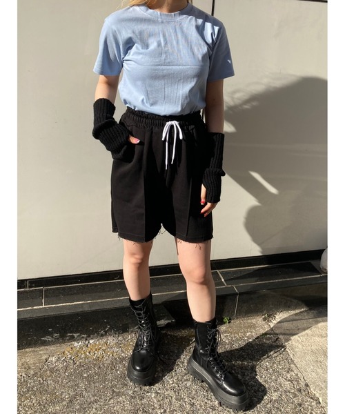 WC(ダブル シー)の「スウェットショートパンツ(その他パンツ・レディース・ブラック/グレー・FREE)」の5枚目の写真