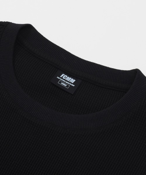 FCMM(エフシーエムエム)の「WAFFLE LOOSE FIT COZY T-SHIRT/ワッフルルーズフィットクージーTシャツ(Tシャツ/カットソー・メンズ・ブラック/グレー/ブルー系その他・MEDIUM/LARGE)」の10枚目の写真