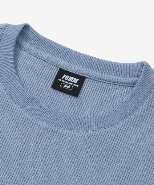 FCMM(エフシーエムエム)の「WAFFLE LOOSE FIT COZY T-SHIRT/ワッフルルーズフィットクージーTシャツ(Tシャツ/カットソー・メンズ・ブラック/グレー/ブルー系その他・MEDIUM/LARGE)」の18枚目の写真