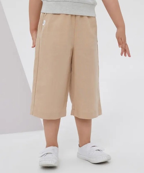 GAP（ギャップ）の「クロップド丈 リネンボトムス (幼児)（その他パンツ・キッズ・ブルー/ベージュ・18-24M/3 YRS/4 YRS/5 YRS/12-18M/2 YRS）」の2枚目の写真