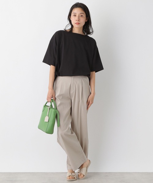 LEPSIM(レプシィム)の「ライトバギーパンツ 270020(その他パンツ・レディース・カーキ/グレイッシュベージュ・MEDIUM/LARGE)」の3枚目の写真