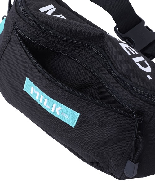 MILKFED.(ミルクフェド)の「TOP LOGO FANNY PACK LIMITED COLOR/ ウエストポーチ/ヒップバッグ(ボディバッグ/ウエストポーチ・レディース・ブラック・ONE SIZE)」の5枚目の写真