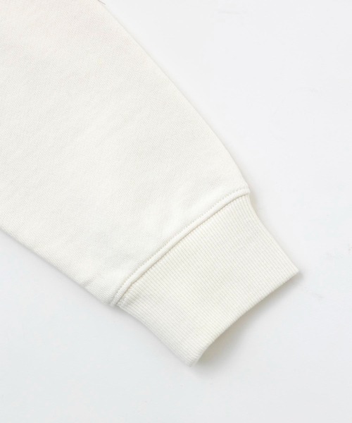 X-girl（エックスガール）の「RUGBY SWEATSHIRT（スウェット・レディース・ホワイト/グリーン/チャコール・S/M）」の11枚目の写真